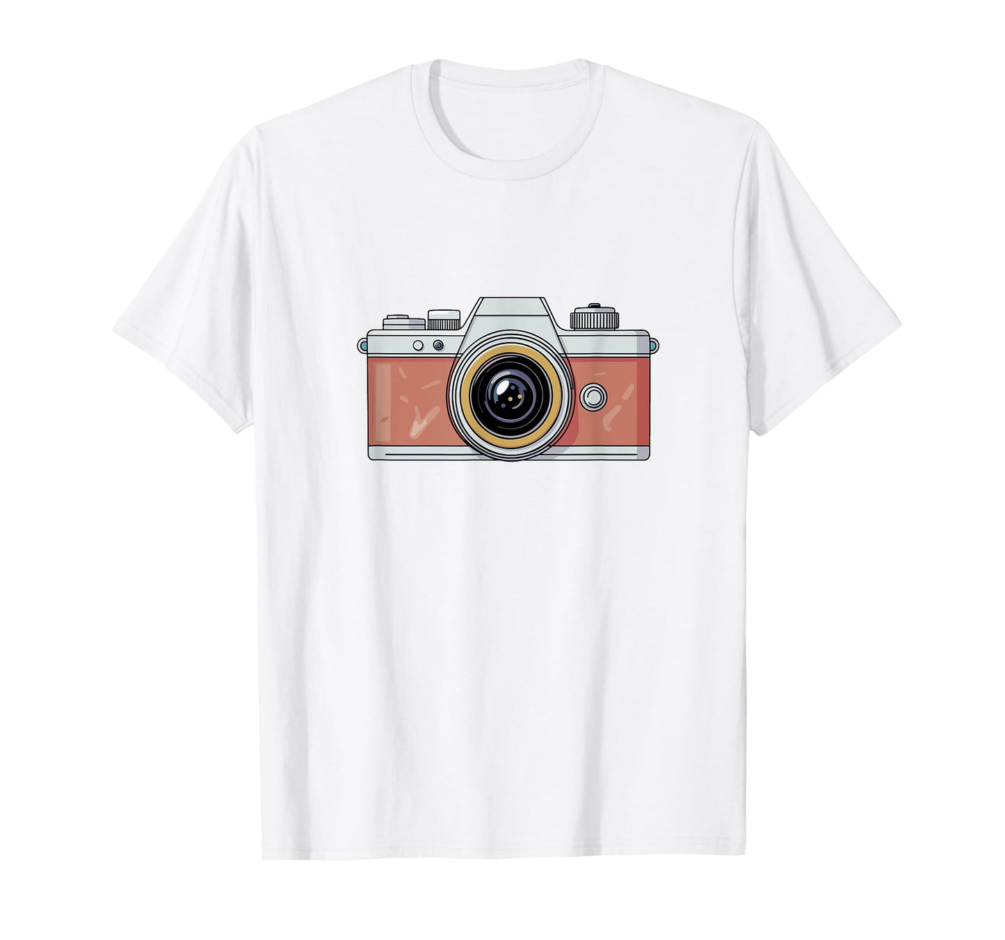 Photographer Camera Illustration T-Shirt - Minimalist Print Unisex - T-Shirt, Sweatshirt, Hoodie