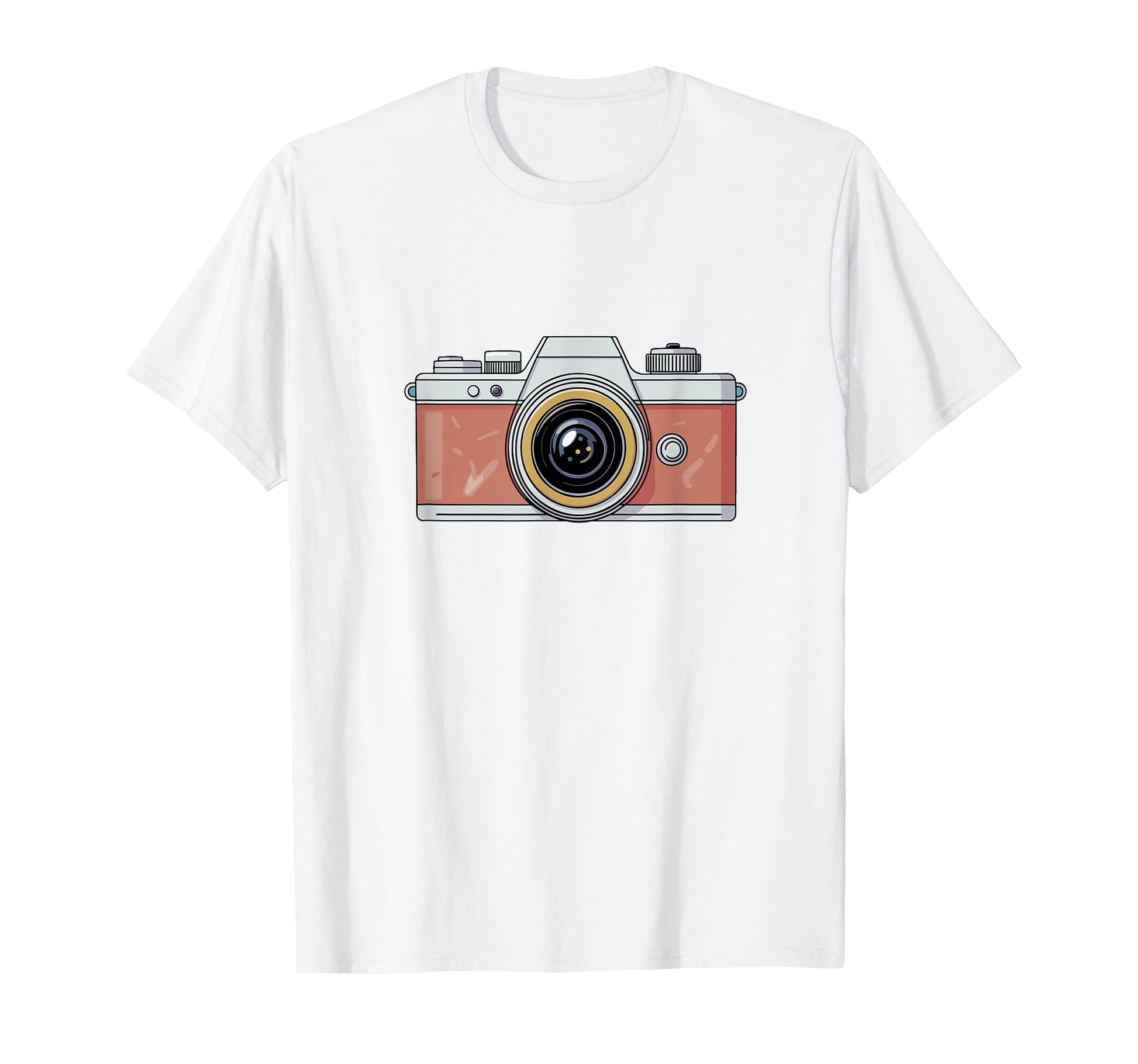 Photographer Camera Illustration T-Shirt - Minimalist Print Unisex - T-Shirt, Sweatshirt, Hoodie
