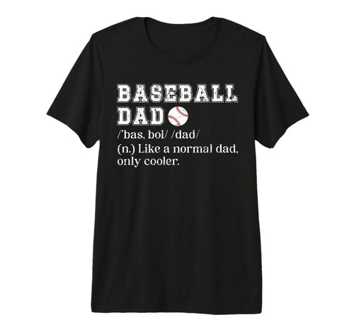 Mens Baseball Dad Definition Dad Baseball T-Shirt - Graphic Print Unisex - T-Shirt, Sweatshirt, Hoodie