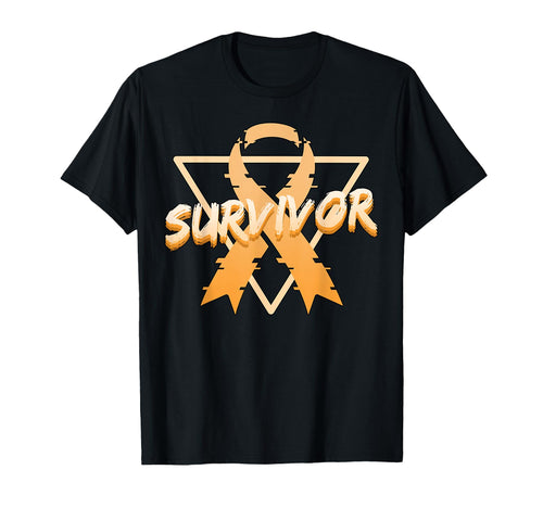 Kidney Cancer Awareness Survivor T-Shirt - Casual Everyday Wear for Adults - T-Shirt, Sweatshirt, Hoodie