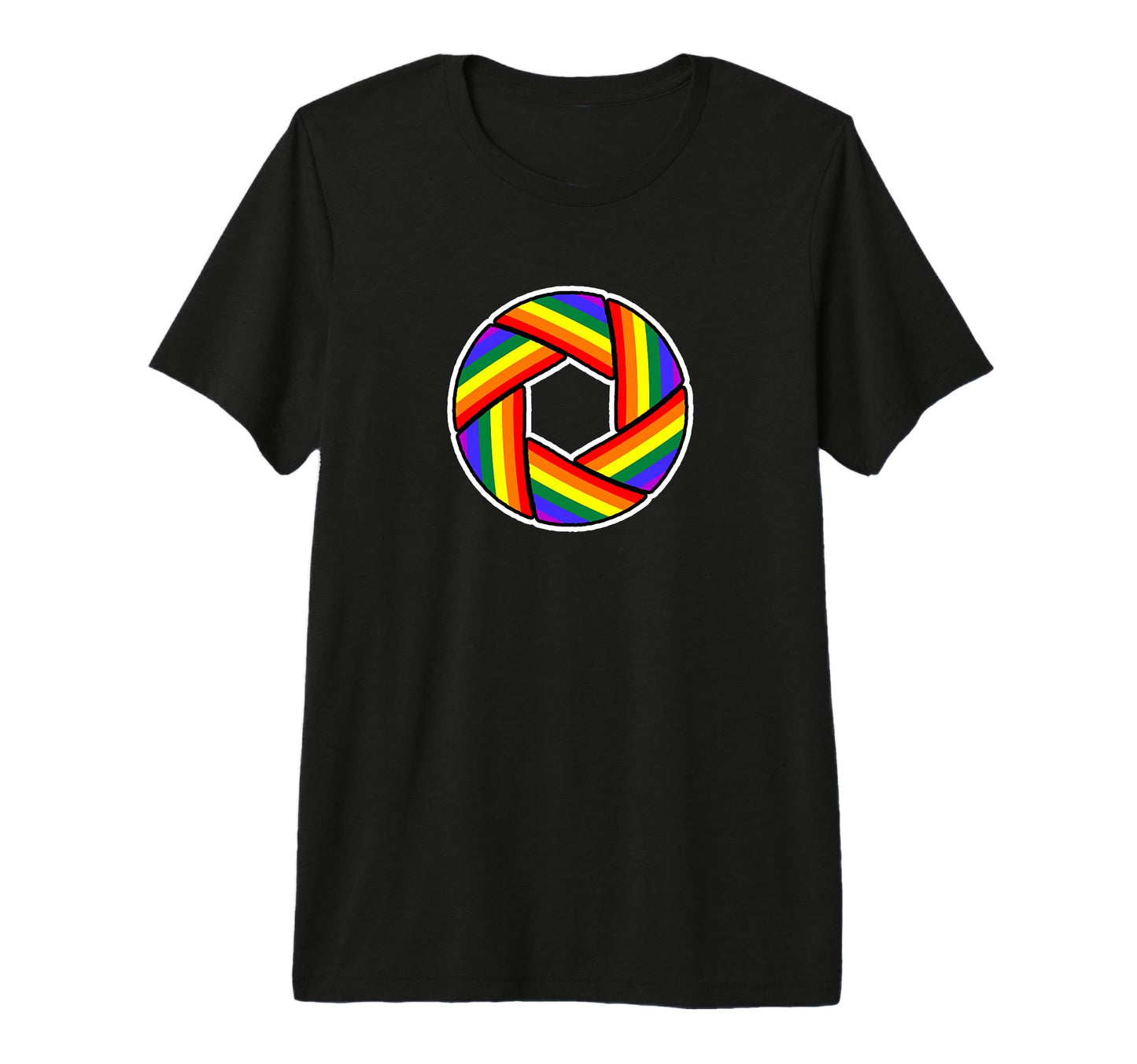 Lgbtq Pride Rainbow Minimalist T-Shirt - Fun Novelty Design for Adults - T-Shirt, Sweatshirt, Hoodie