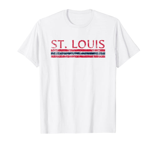 St Louis Missouri Weathered T-Shirt - Casual Everyday Wear for Adults - T-Shirt, Sweatshirt, Hoodie