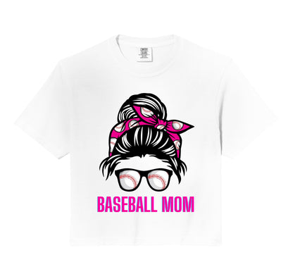 Messy Bun Baseball Momma Life Funny Mom Hoodie - Trendy Graphic Men Women - T-Shirt, Sweatshirt, Hoodie