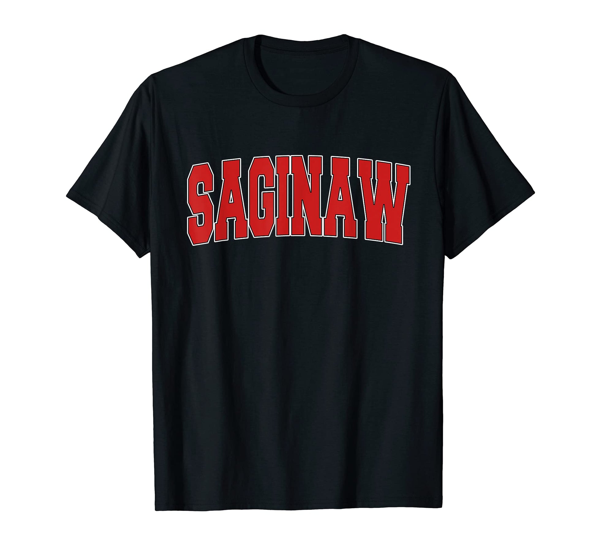 Saginaw Mi Michigan Varsity Usa T-Shirt - Casual Everyday Wear for Adults - T-Shirt, Sweatshirt, Hoodie