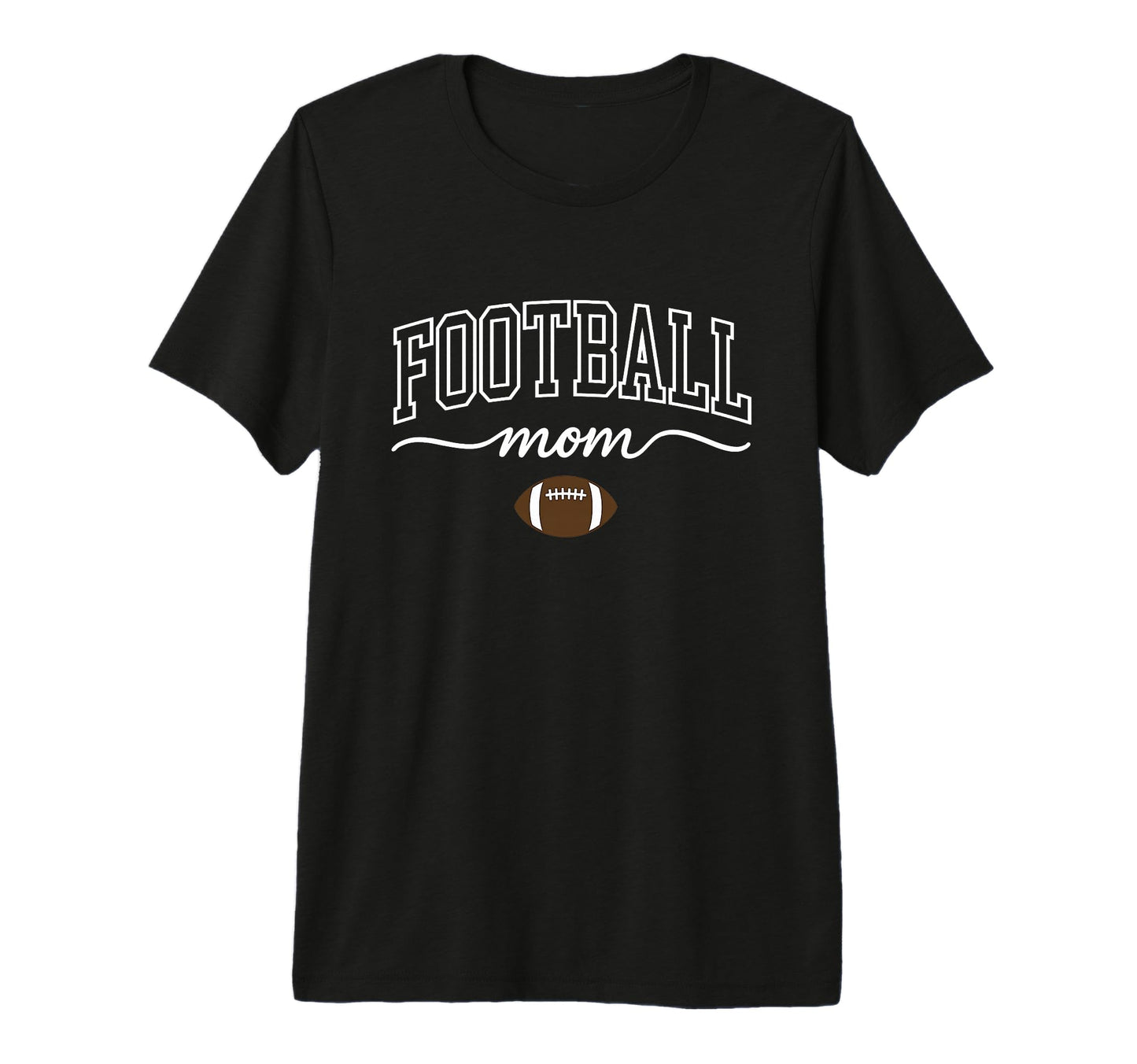 Football Mom Game Day Support Wear T-Shirt - Minimalist Print Men Women - T-Shirt, Sweatshirt, Hoodie