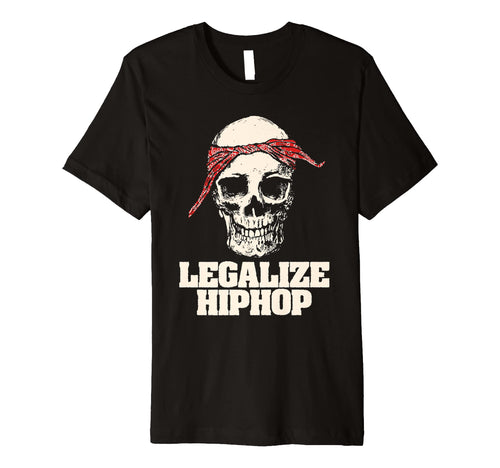 Legalize Hiphop Skull Do Rag Bandana T-Shirt - Aesthetic Graphic Men Women - T-Shirt, Sweatshirt, Hoodie