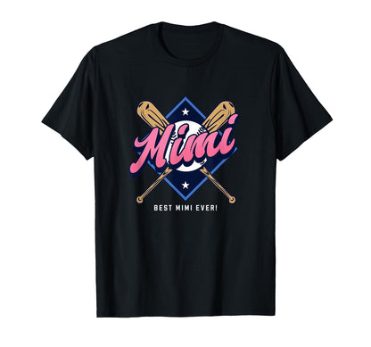 Baseball Mimi Baseball Grandma Nana T-Shirt - Custom Art Print Men Women - T-Shirt, Sweatshirt, Hoodie