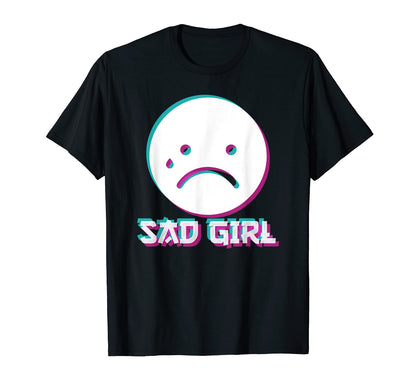 Japanese Glitch Sad Anime Aesthetic T-Shirt - Unique Graphic Men Women - T-Shirt, Sweatshirt, Hoodie
