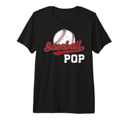 Mens Baseball Pop Grandpa Pop T-Shirt - Aesthetic Graphic Men Women - T-Shirt, Sweatshirt, Hoodie