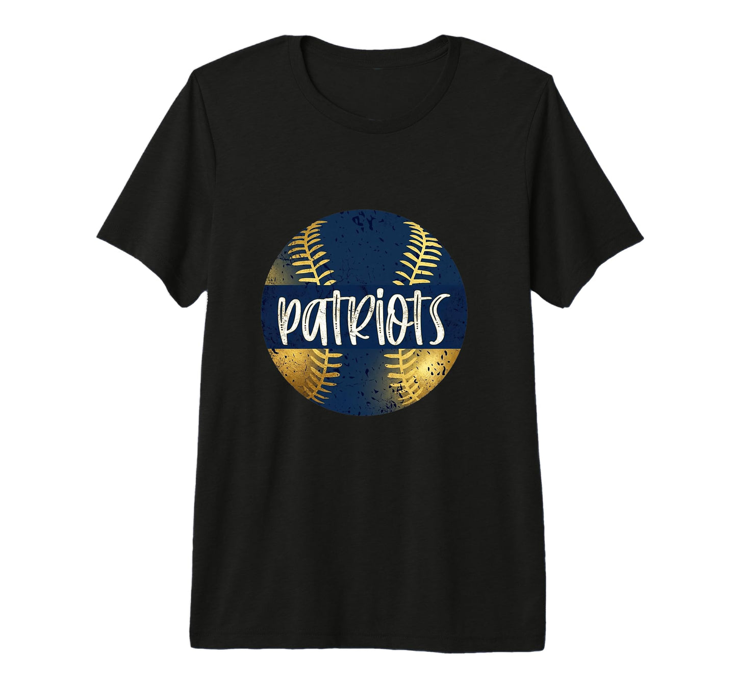 Patriots Baseball Mascot School Team T-Shirt - Novelty Apparel Men Women - T-Shirt, Sweatshirt, Hoodie