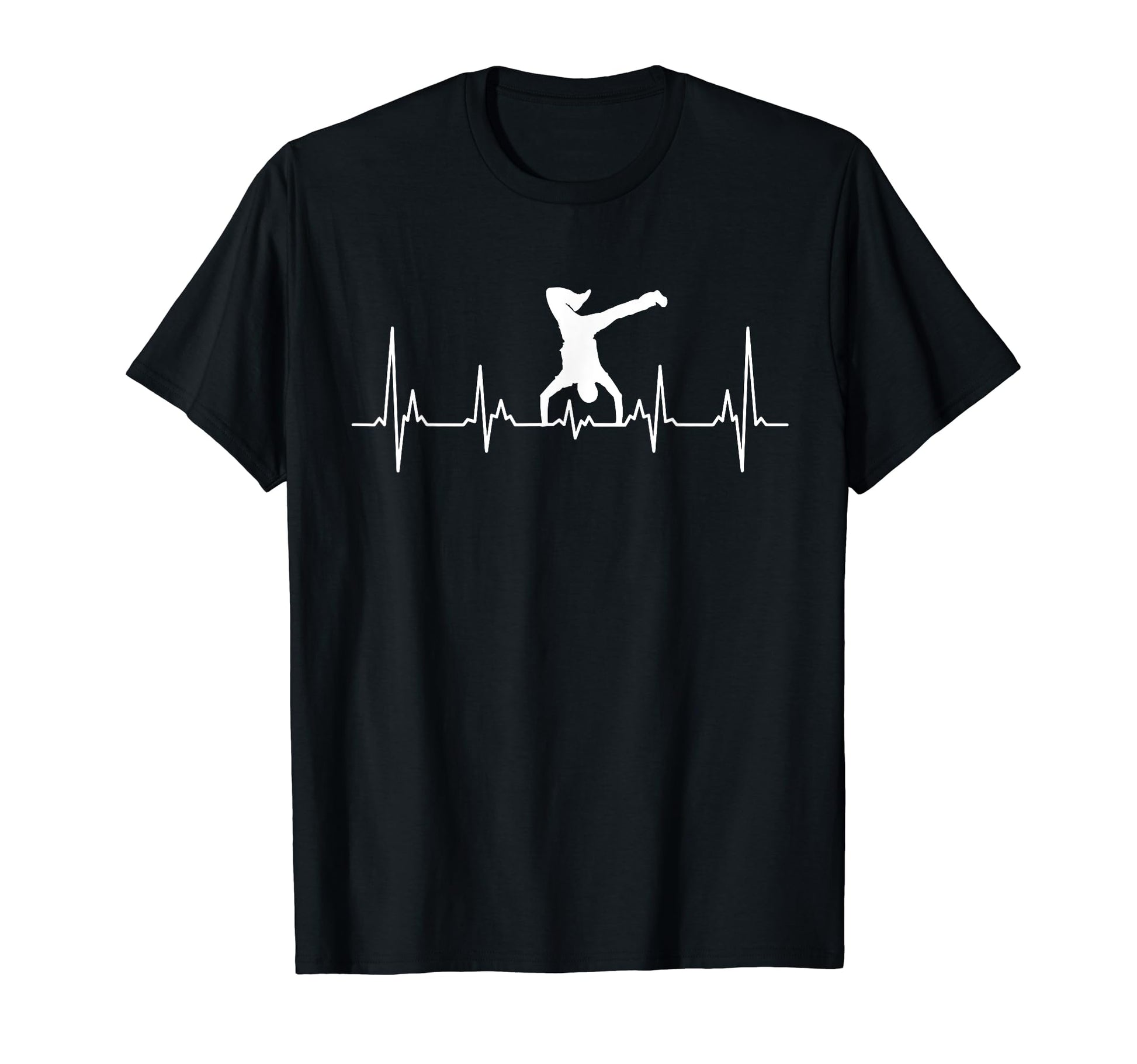 Breakdance B Heartbeat Ecg Heart Rate T-Shirt - Minimalist Print Men Women - T-Shirt, Sweatshirt, Hoodie