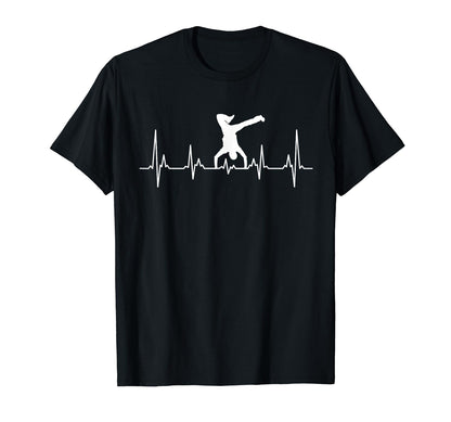 Breakdance B Heartbeat Ecg Heart Rate T-Shirt - Minimalist Print Men Women - T-Shirt, Sweatshirt, Hoodie