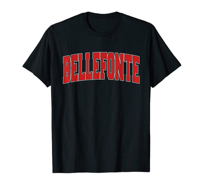 Bellefonte Pa Pennsylvania Varsity Usa T-Shirt - Custom Art Print Unisex - T-Shirt, Sweatshirt, Hoodie
