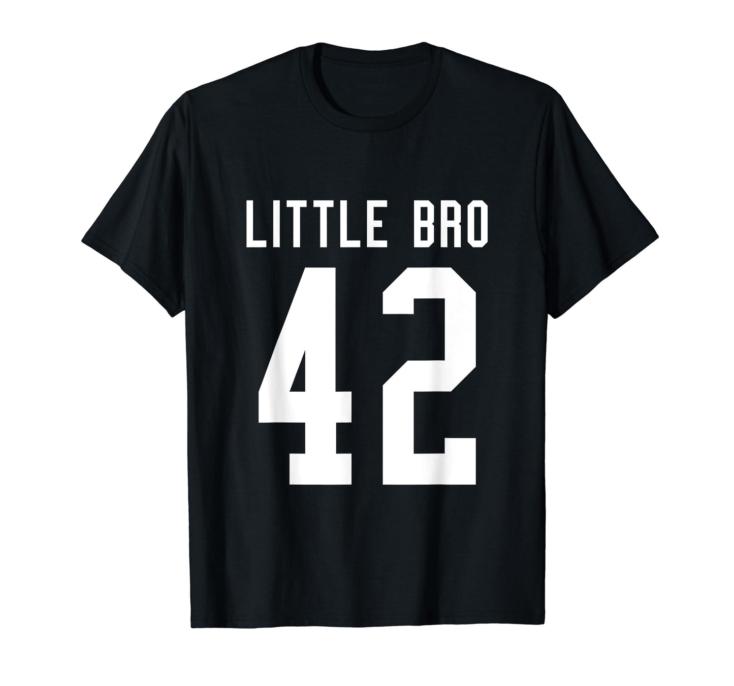 Number 42 Little Bro Biggest Fan T-Shirt - Aesthetic Graphic Men Women - T-Shirt, Sweatshirt, Hoodie