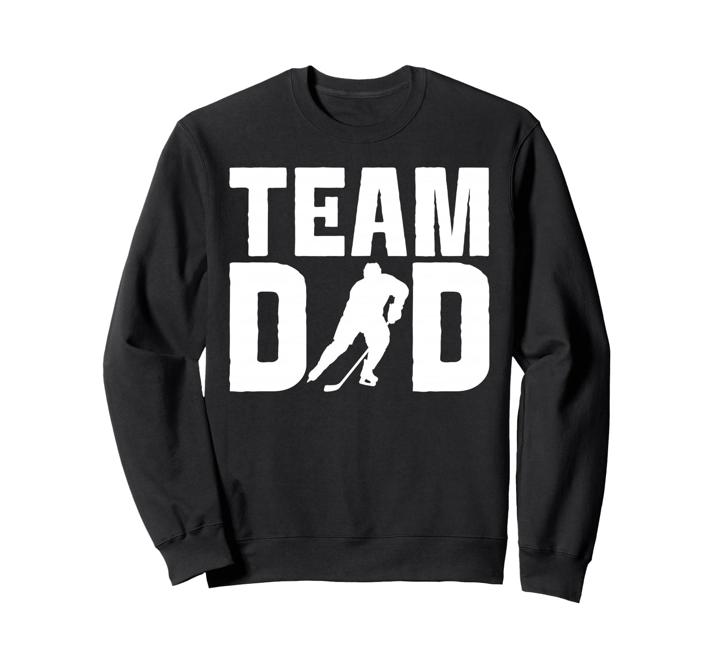 Hockey Dad Proud Game Day Sports Sweatshirt - Custom Art Print for Adults - T-Shirt, Sweatshirt, Hoodie