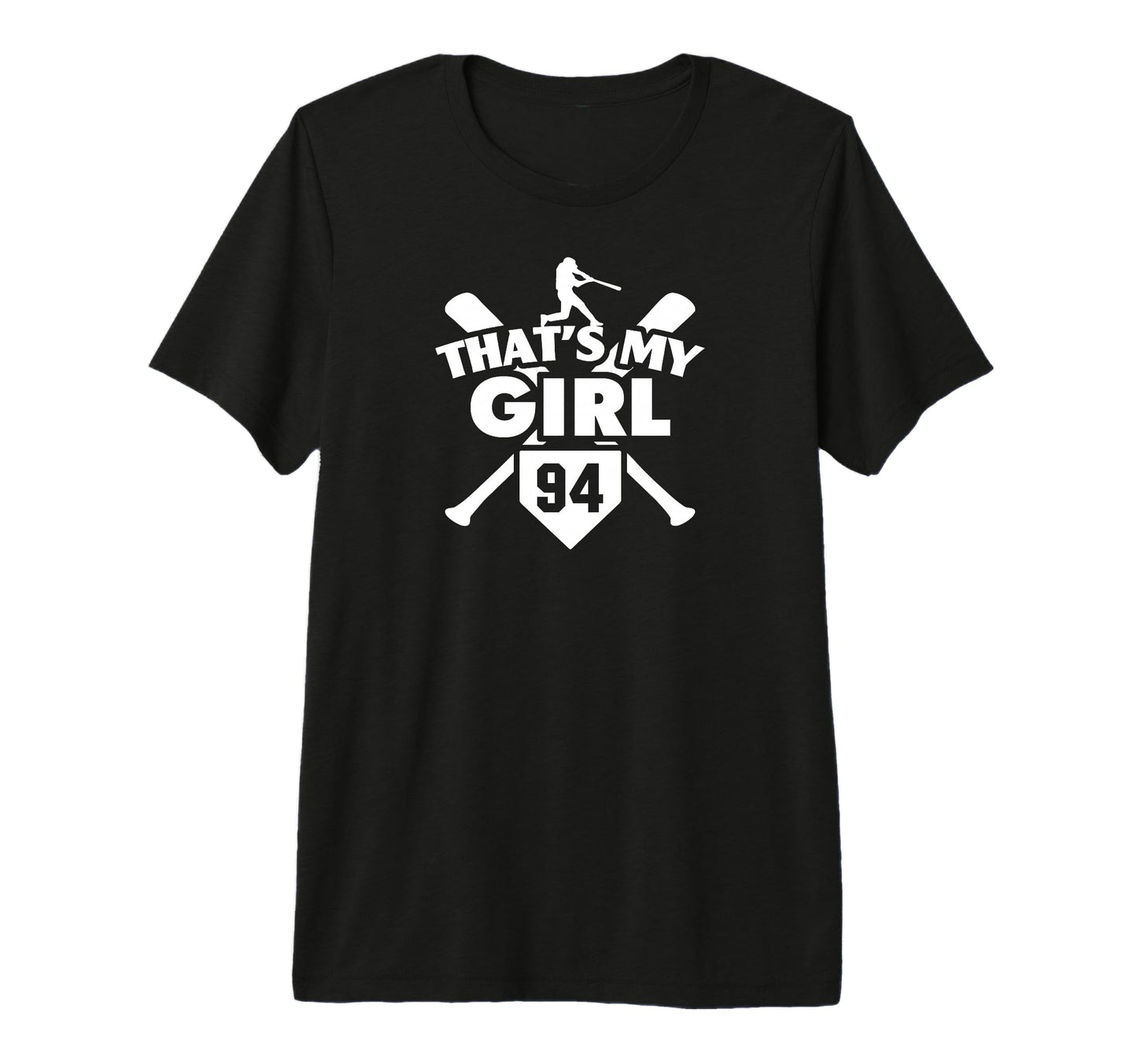 Baseball Mom Dad Thats My 94 Softball T-Shirt - Trendy Graphic Unisex - T-Shirt, Sweatshirt, Hoodie
