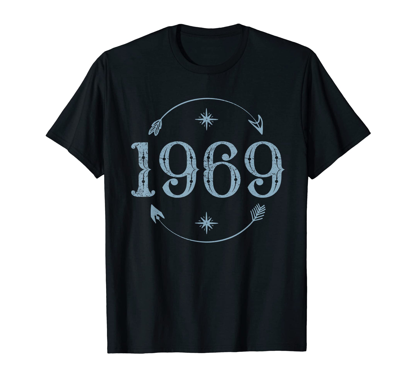 1969 53 Yo 53Th Birthday Boho T-Shirt - Custom Art Print for Adults - T-Shirt, Sweatshirt, Hoodie