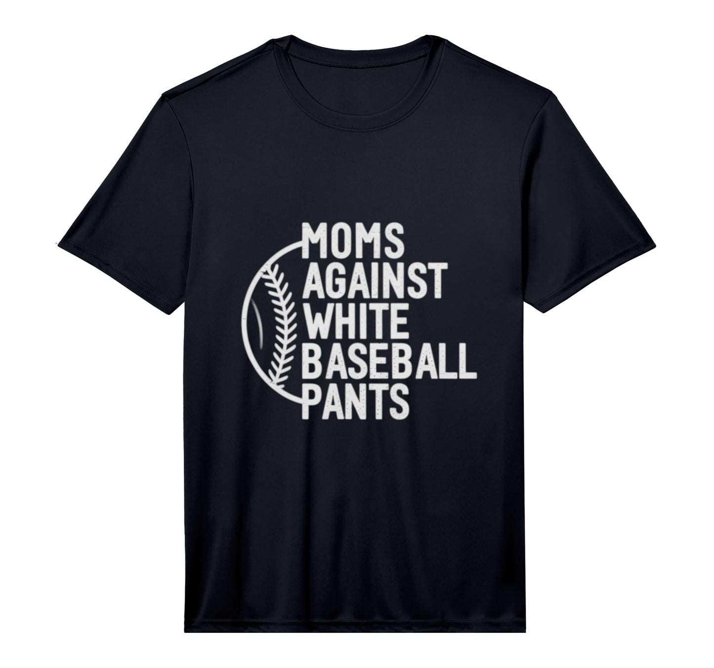 Mens Moms Against White Baseball T-Shirt - Custom Art Print Men Women - T-Shirt, Sweatshirt, Hoodie