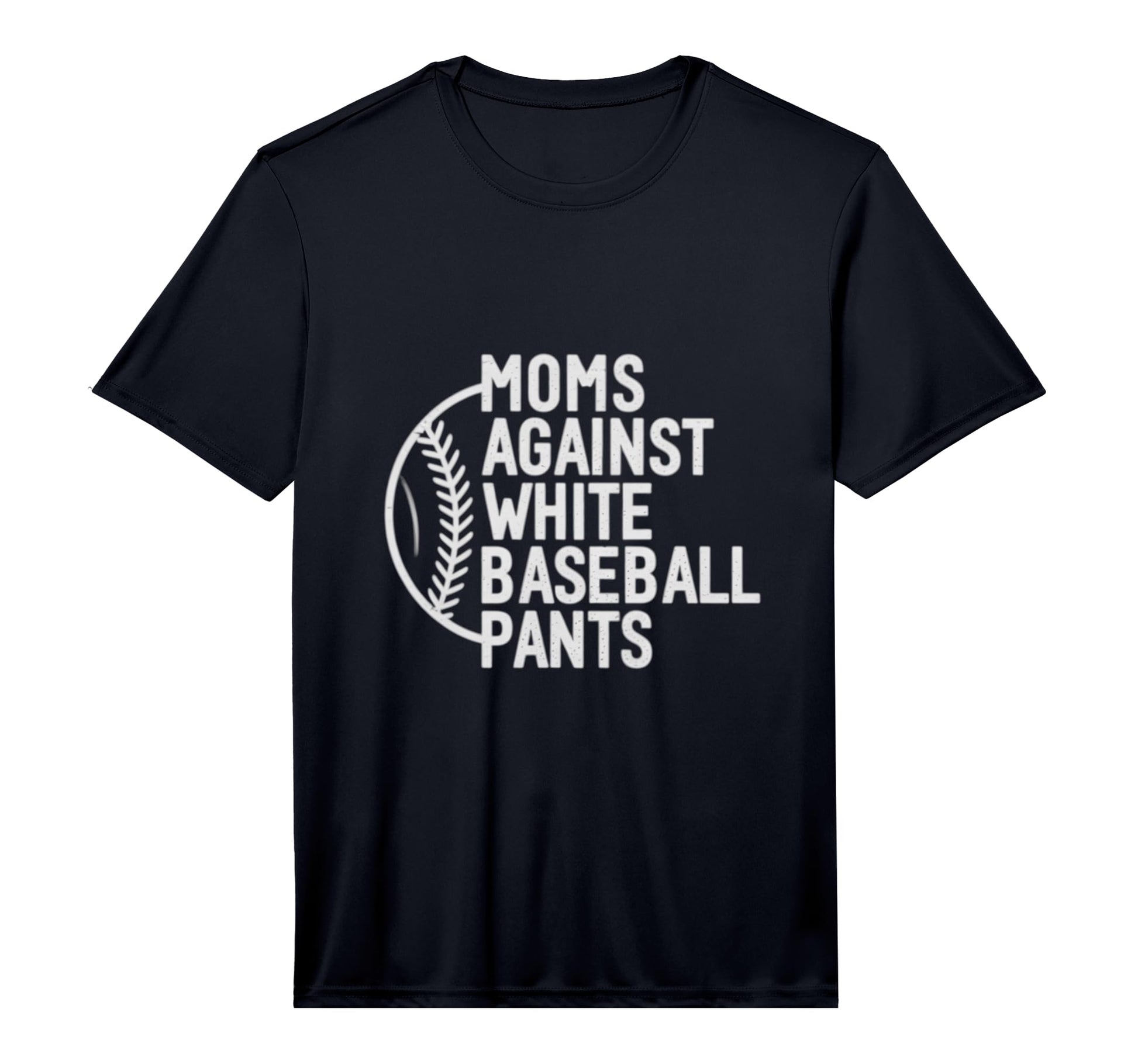 Mens Moms Against White Baseball T-Shirt - Custom Art Print Men Women - T-Shirt, Sweatshirt, Hoodie