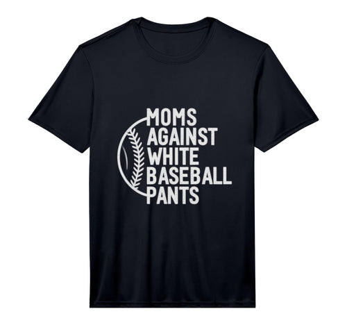 Mens Moms Against White Baseball T-Shirt - Custom Art Print Men Women - T-Shirt, Sweatshirt, Hoodie