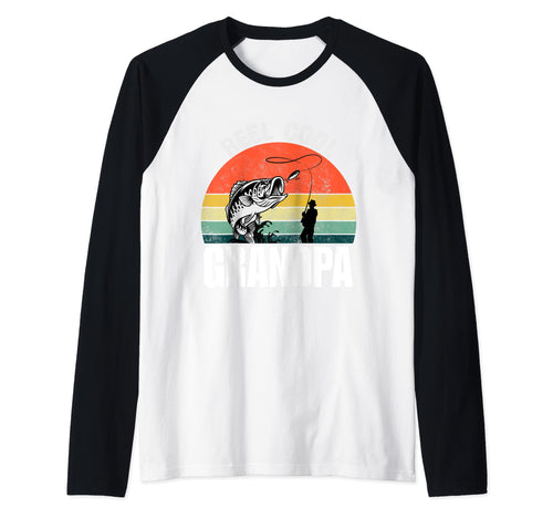Reel Grandpa Real Fishing Fish Angler Gift Hoodie - Minimalist Print Unisex - T-Shirt, Sweatshirt, Hoodie