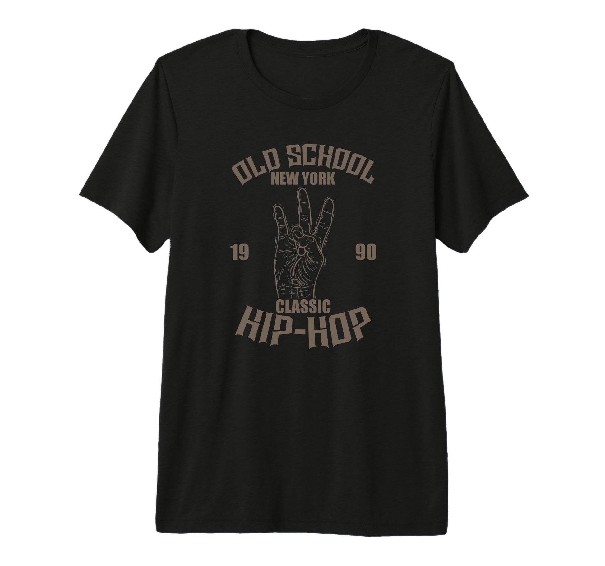 Old School New York 1990 Hip Hop Rap T-Shirt - Graphic Print for Adults - T-Shirt, Sweatshirt, Hoodie