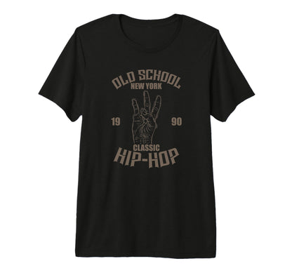 Old School New York 1990 Hip Hop Rap T-Shirt - Graphic Print for Adults - T-Shirt, Sweatshirt, Hoodie