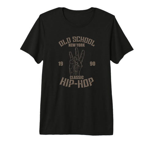 Old School New York 1990 Hip Hop Rap T-Shirt - Graphic Print for Adults - T-Shirt, Sweatshirt, Hoodie