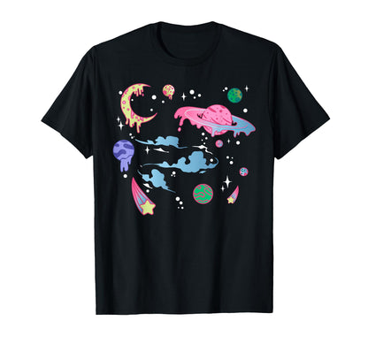 Pastel Goth Aesthetic Vaporwave Space And T-Shirt - Trendy Graphic Unisex - T-Shirt, Sweatshirt, Hoodie
