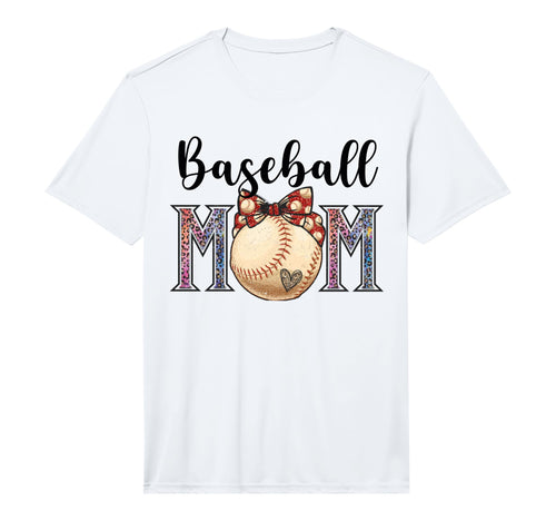 Baseball Mom Messy Bun Funny Baseball T-Shirt - Trendy Graphic for Adults - T-Shirt, Sweatshirt, Hoodie