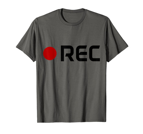 Cameraman Rec Camera Film Movie T-Shirt - Unique Graphic for Adults - T-Shirt, Sweatshirt, Hoodie