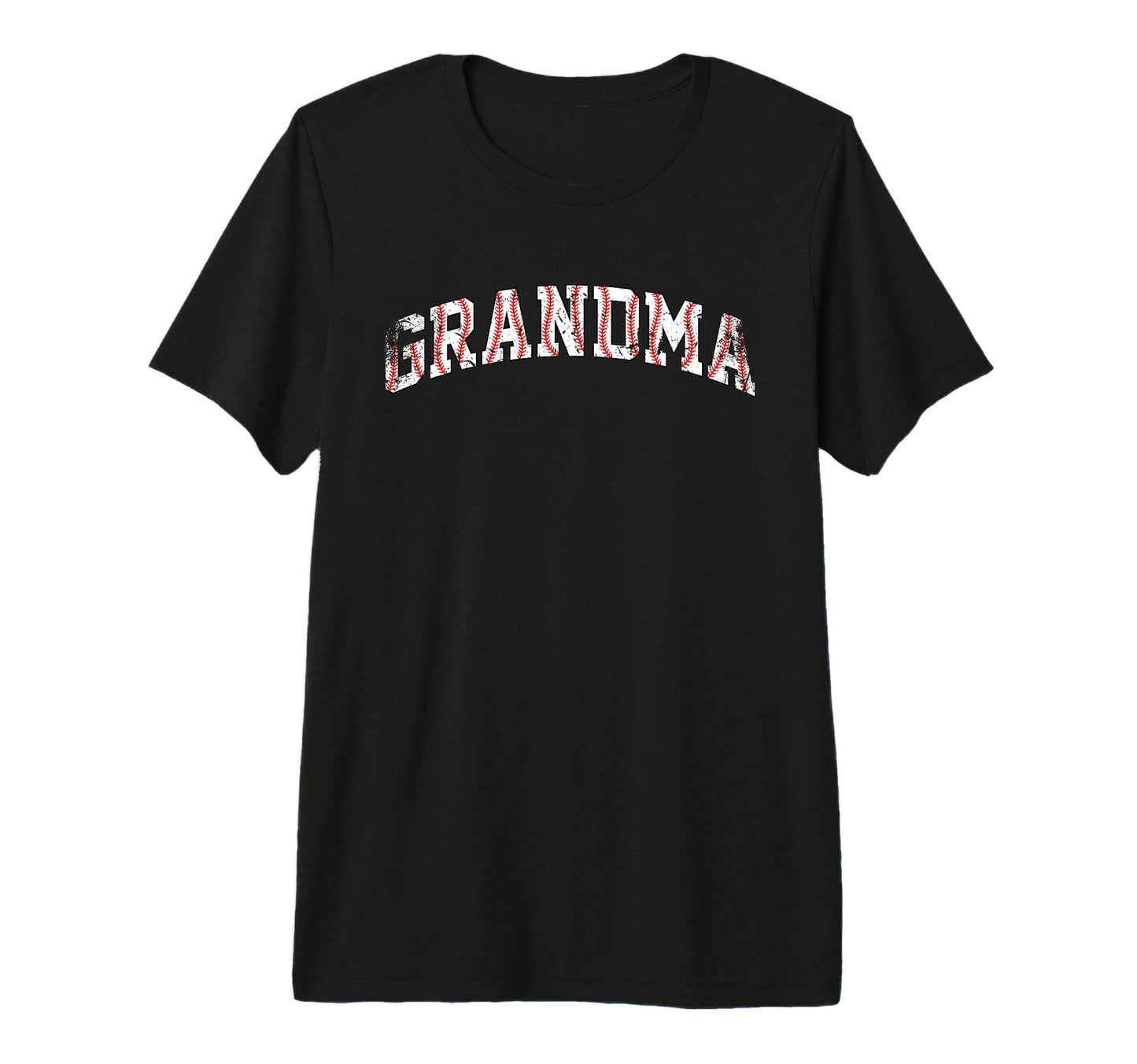Baseball Grandma Funny Sport Tri Blend T-Shirt - Custom Art Print Unisex - T-Shirt, Sweatshirt, Hoodie