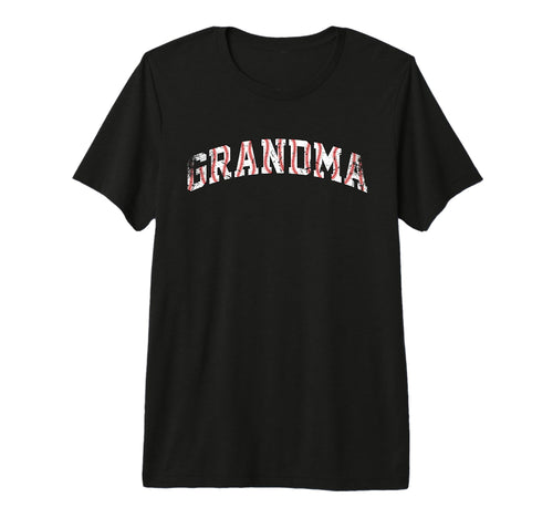 Baseball Grandma Funny Sport Tri Blend T-Shirt - Custom Art Print Unisex - T-Shirt, Sweatshirt, Hoodie