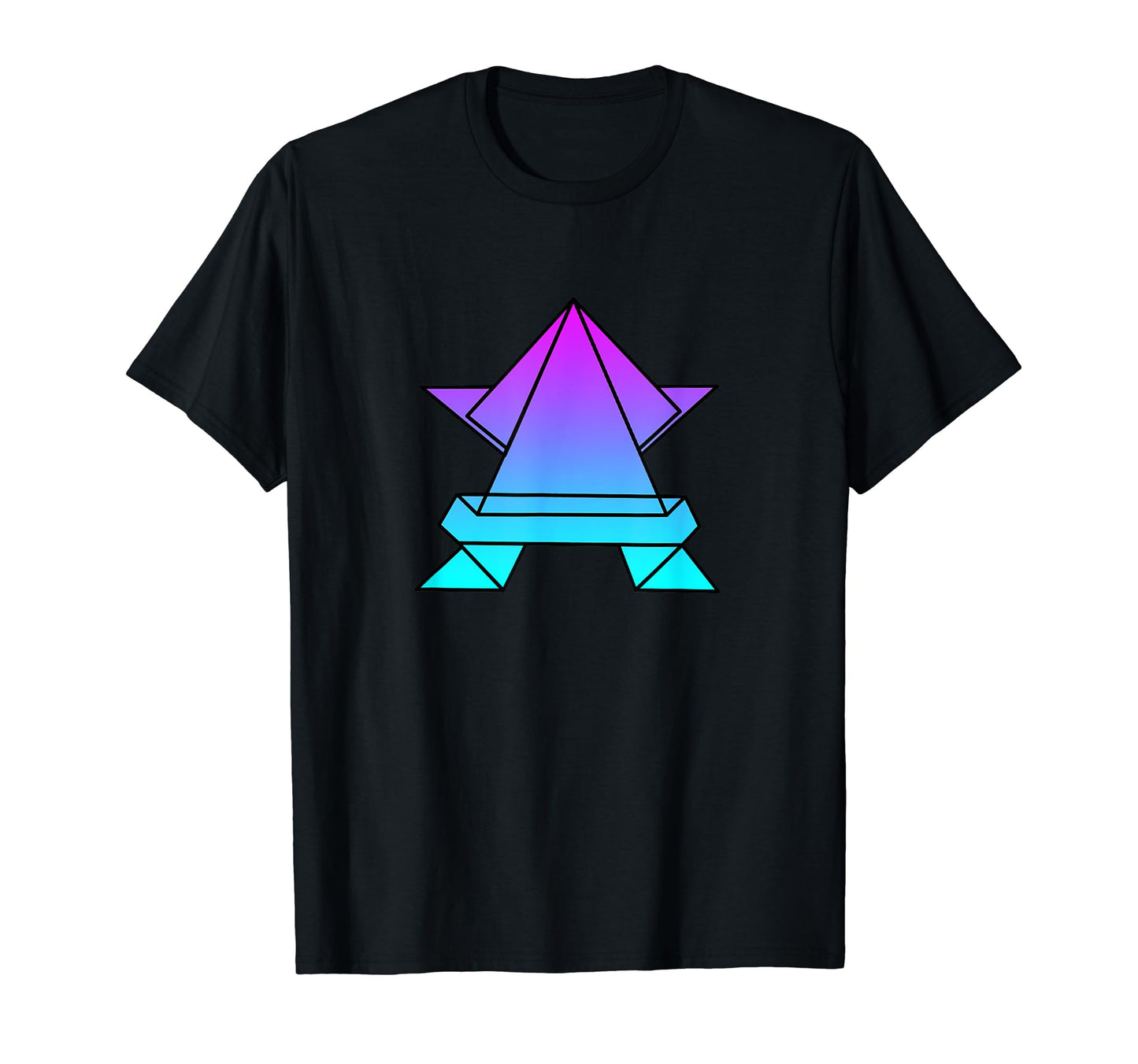 Frog Origami Vaporwave Aesthetic T-Shirt - Aesthetic Graphic Men Women - T-Shirt, Sweatshirt, Hoodie