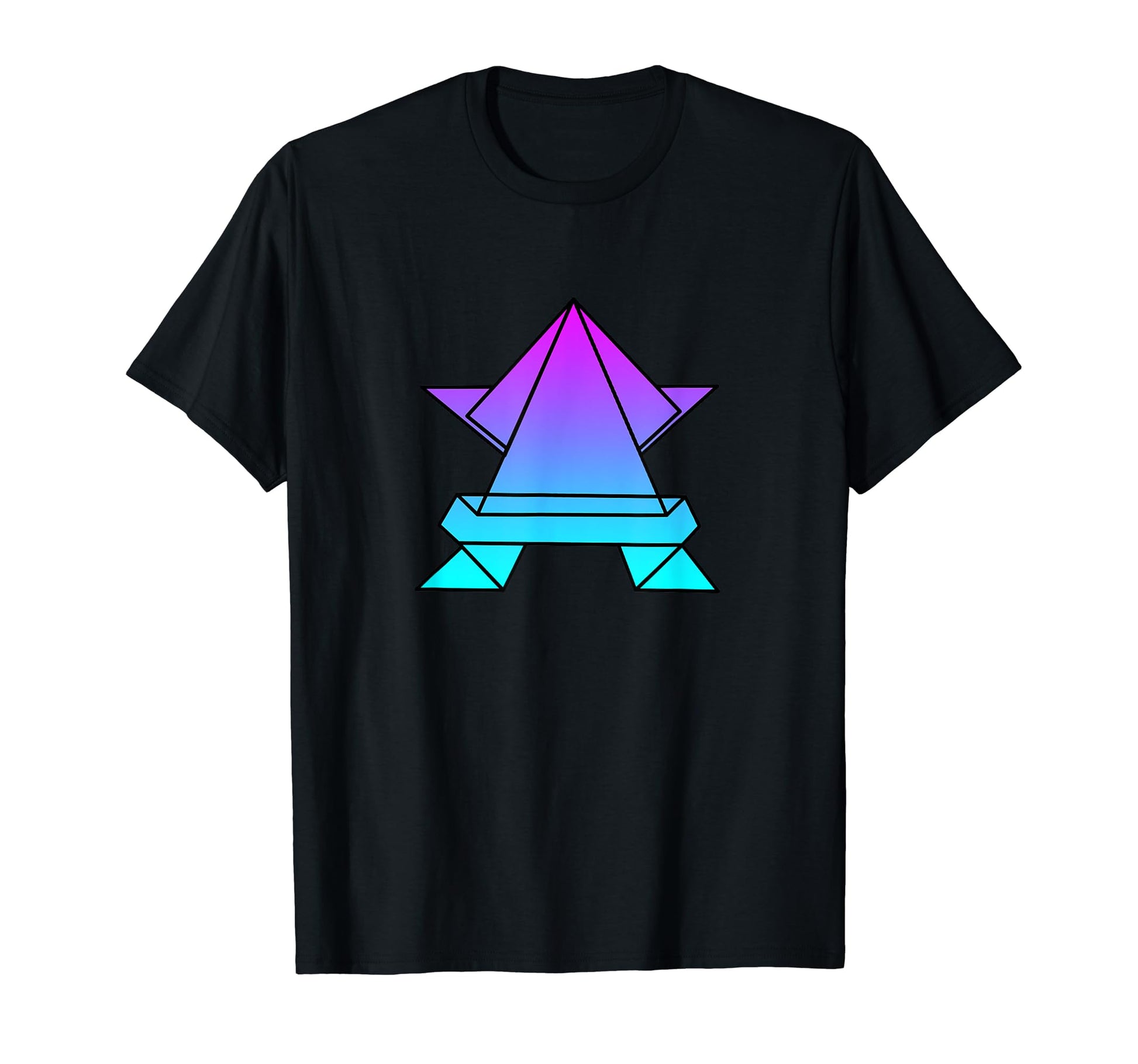 Frog Origami Vaporwave Aesthetic T-Shirt - Aesthetic Graphic Men Women - T-Shirt, Sweatshirt, Hoodie
