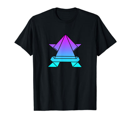 Frog Origami Vaporwave Aesthetic T-Shirt - Aesthetic Graphic Men Women - T-Shirt, Sweatshirt, Hoodie