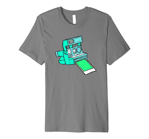 Instant Camera Eighties Photography T-Shirt - Minimalist Print for Adults - T-Shirt, Sweatshirt, Hoodie