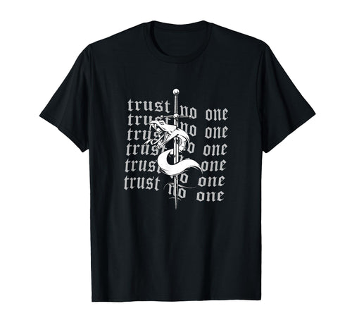 Trust No One Snake Aesthetic Edgy T-Shirt - Unique Graphic Unisex - T-Shirt, Sweatshirt, Hoodie