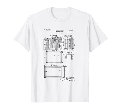 Camera Photographic Patent 1934 Drawing T-Shirt - Novelty Apparel Unisex - T-Shirt, Sweatshirt, Hoodie