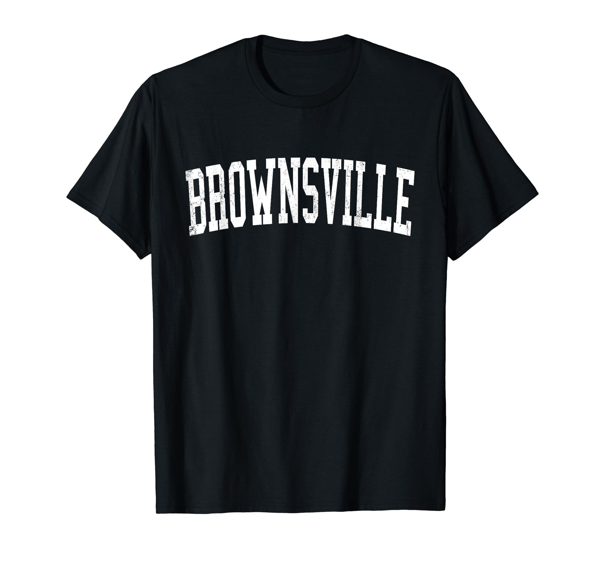 Brownsville Tx Distressed White T-Shirt - Aesthetic Graphic Men Women - T-Shirt, Sweatshirt, Hoodie