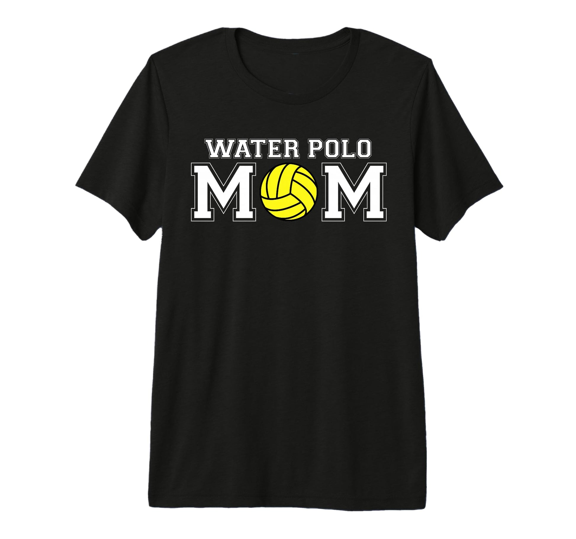 Water Polo Mom Game Day Tri Blend T-Shirt - Custom Art Print for Adults - T-Shirt, Sweatshirt, Hoodie