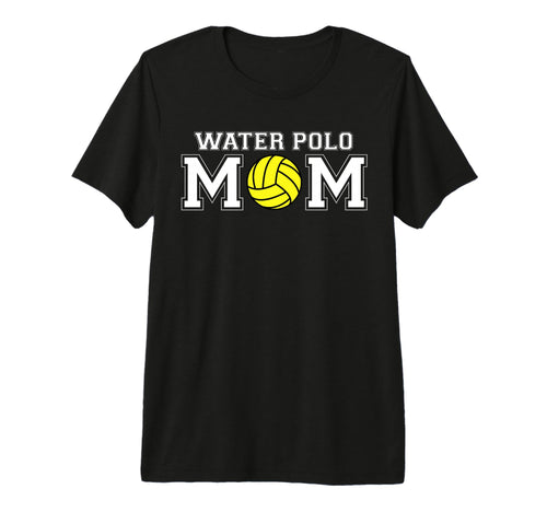 Water Polo Mom Game Day Tri Blend T-Shirt - Custom Art Print for Adults - T-Shirt, Sweatshirt, Hoodie