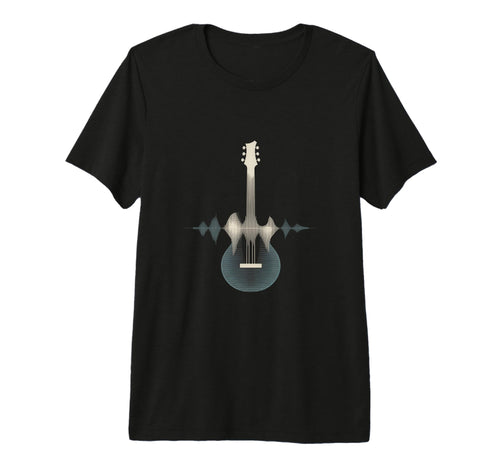 Guitar Sound Wave Musician Acoustic T-Shirt - Aesthetic Graphic Unisex - T-Shirt, Sweatshirt, Hoodie