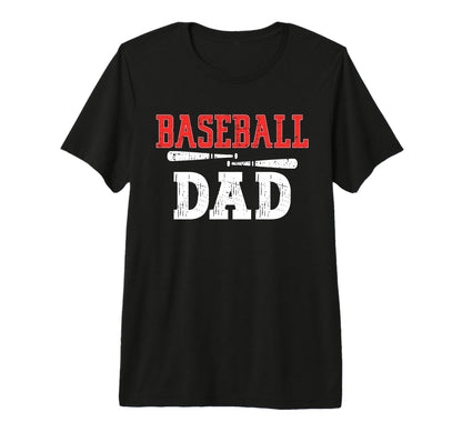 Baseball Dad Player Fan Family T-Shirt - Casual Everyday Wear for Adults - T-Shirt, Sweatshirt, Hoodie
