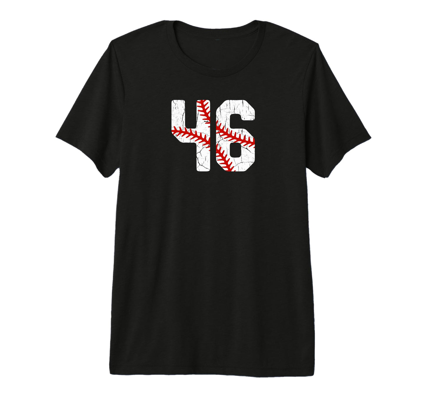 Baseball Player Jersey Number 46 T-Shirt - Casual Everyday Wear for Adults - T-Shirt, Sweatshirt, Hoodie