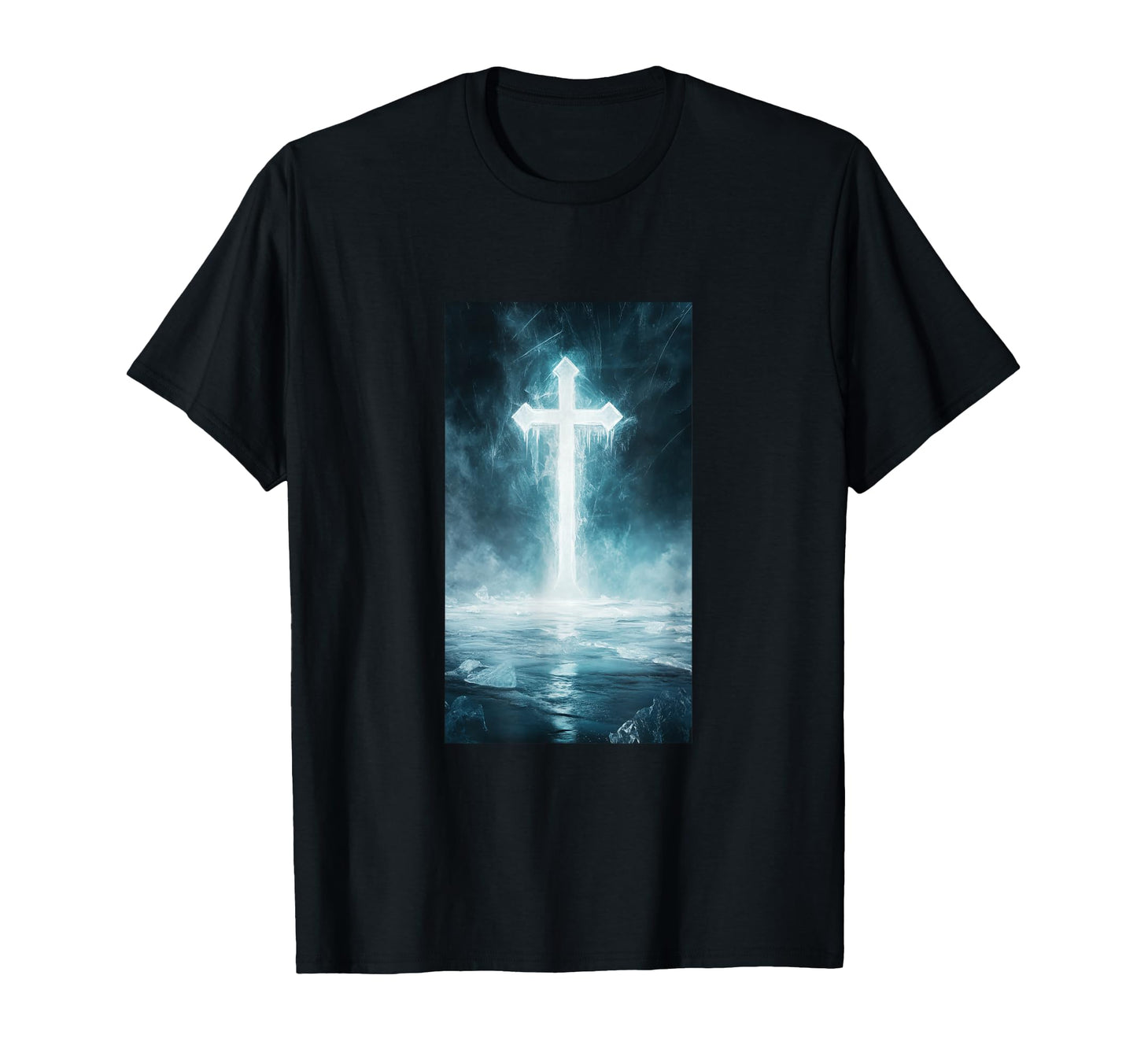Gothic Cross Grunge Aesthetic Y2K Goth T-Shirt - Custom Art Print Unisex - T-Shirt, Sweatshirt, Hoodie