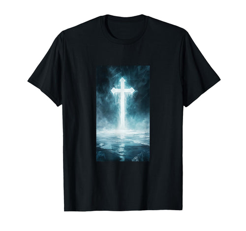 Gothic Cross Grunge Aesthetic Y2K Goth T-Shirt - Custom Art Print Unisex - T-Shirt, Sweatshirt, Hoodie