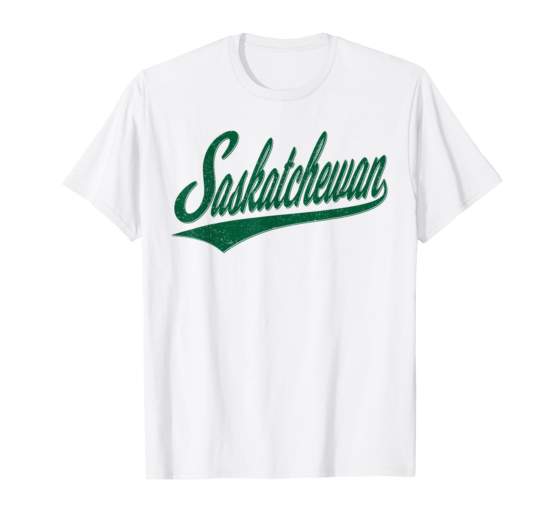 Saskatchewan Varsity Script Sports T-Shirt - Trendy Graphic Unisex - T-Shirt, Sweatshirt, Hoodie
