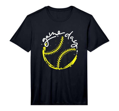 Game Day Baseball Life Softball Life Mum T-Shirt - Custom Art Print Unisex - T-Shirt, Sweatshirt, Hoodie
