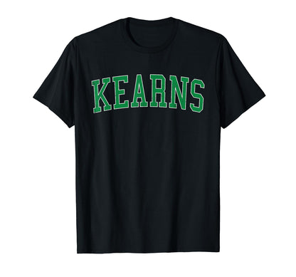 Kearns Ut Distressed Green Varsity T-Shirt - Unique Graphic for Adults - T-Shirt, Sweatshirt, Hoodie